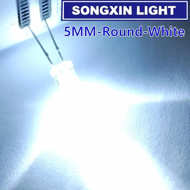 Ʈ Ʈ LED ,  , ߱ ̿, 5mm, DIP 3 V, 6000K, 14000mcd, 5mm,   20 